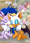  amy_rose anthro archie_comics bbmbbf blaze_the_cat breasts clothing comic dialog hedgehog mobius_unleashed nude palcomix rouge_the_bat sally_acorn sega sleeping sonic_(series) sonic_the_hedgehog sonic_the_hedgehog_(series) text the_heat_of_passion 