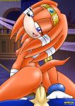 anthro anus ass bbmbbf blue_eyes blush furry happy_sex long_hair looking_back mobius_unleashed orange_hair palcomix penis sega sex smile sonic_(series) sonic_team sonic_the_hedgehog sonic_the_hedgehog_(series) tail tikal_the_echidna