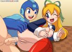 anal ass breasts capcom female male mega_man megaman megaman_(character) nintendo nipples palcomix rockman rockman_(character) roll_(rockman)