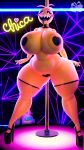  700 cyanu dancing female_only fishnets five_nights_at_freddy&#039;s pervertguy341 sound tagme toy_chica toy_chica_(fnaf) webm 