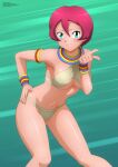 alluring creatures_(company) game_freak georgia georgia_(pokemon) nintendo pokemon pokemon_(anime) posing red_hair zel-sama