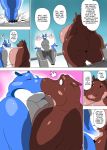 big_breasts breast_squish breasts chubby comic female/female female_only gillpanda hippo huge_breasts hyper hyper_breasts kissing morbidly_obese overweight yuri