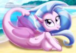 1girl bbmbbf big_breasts equestria_untamed erect_nipples friendship_is_magic mermaid_tail my_little_pony nipples palcomix sea_pony sideboob silverstream_(mlp) tagme