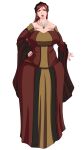 big_breasts brown_hair d.hung dat_ass earrings full_body hilda_boreas_greyrat hourglass_figure large_ass mushoku_tensei:_isekai_ittara_honki_dasu necklace purple_hair