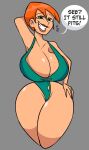  1girl adult aged_up ben_10 big_breasts breasts cartoon_network female_only future_gwen_tennyson green_swimsuit gwen_tennyson milf one-piece_swimsuit pixelzsinful sexy sexy_body sexy_breasts sexy_legs sexy_pose swimsuit thick_thighs wide_hips 