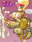 breasts brendancorris cum dixie_kong donkey_kong donkey_kong_(series) donkey_kong_country futanari incest nintendo nipples penis tiny_kong yuri