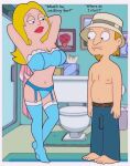  american_dad breasts flaunting_it francine_smith hardon jeff_fischer sexy stunned 