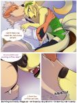  2012 anthro arcanine burning_curiosity canine comic crossdressing dialogue elan_ardor english_text fox furry gay girly herraardy incest kissing male scy_storm text tyson_ardor yaoi 