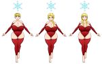 ale-mangekyo ale-mangekyo_(artist) anna_(frozen) ass beige_skin big_ass big_breasts blue_eyes breasts cleavage commission disney elsa erect_nipples female frozen_(movie) gold gold_ring milf mother_and_daughter nipples queen_iduna red_outfit ring sisters yellow_hair