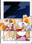 anthro big_breasts breasts brown_eyes canine chao cheese_the_chao cleavage comic cream_the_rabbit female fox furry hair huge_breasts lagomorph male michiyoshi miles_"tails"_prower penis rabbit sega smile sonic_(series) vanilla_the_rabbit