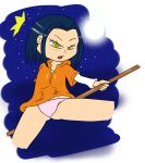 black_hair bluelimelight jackie_chan_adventures jade_chan open_mouth panties yellow_eyes