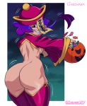  1girl asian asian_female ass ass_cheeks ass_focus bare_ass big_ass bottom_heavy chickpea cosplay cosplaying curvy female_only glitch_techs halloween halloween_costume heavy_bottom jiangshi light-skinned_female light_skin miko_kubota monster monster_girl netflix nickelodeon pawg round_ass round_butt solo_female solo_focus wide_hips zombie 