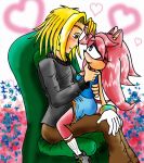  amy_rose human interspecies raianonzika_(artist) sonic_(series) zerbukii_(artist) 