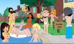 akiko_yoshida american_dad bartender big_ass big_breasts big_penis dec144 drinking francine_smith gwen_ling hayley_smith hiko_yoshida jessica_raplansky kelly_wilk mother_&_daughter mother_&_son nude nudist_club nudity pool poolside small_breasts steve_smith