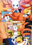  bbmbbf comic daisuke_motomiya digihentai digimon dirty_gamers furry gatomon guilmon henry_wong impmon leomon palcomix renamon takato_matsuki veemon 