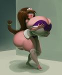 0pik-0ort ass bbw big_ass big_breasts breast_expansion breasts butt_expansion female hot huge_breasts inflation transformation