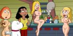 american_dad ass ball_gag big_boob_june bondage breasts brian_griffin creek_12 crossover erect_nipples family_guy francine_smith lois_griffin nude roger_(american_dad) shaved_pussy the_cleveland_show thighs