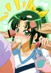 2girls 4boys blush bow bukkake cum cum_in_mouth cum_on_hair ejaculation eyelashes fellatio female green_eyes green_hair hair_bow hetero midorikawa_nao multiple_boys multiple_girls multiple_penises oral penis ponytail pov precure sailor_moon smile_precure! sunahara_wataru v-neck