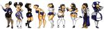  angry ass big_ass black_hair bubble_butt cartoon_network eva_(tdi) looking_back looking_down mole mole_under_eye ponytail shiny shiny_skin shy smile solo surprise swimsuit thick_thighs total_drama_island twin_tails 