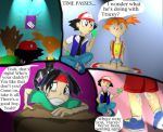  anal ash_ketchum brock cum cum_drip cum_in_ass cum_inside cum_on_legs doggystyle from_behind internal_cumshot kasumi_(pokemon) misty pokemon pokemopolis satoshi takeshi tracey_sketchit 