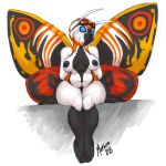 1girl anthro godzilla_(series) milf mothra mothra_(artist)