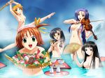 asa_kato breasts everyone food kinu_fukushima long_hair momen_sanada onsen raimuiro_senkitan rinzu_koroda sarasa_honda