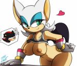 rouge the bat from sega by skylight (artist)