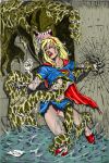 dc dc_comics kara_zor-el powerbook125 supergirl superman_(series) tentacles