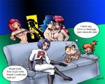 2001 big_breasts breasts cassidy game_freak huge_breasts humans_of_pokemon james_(pokemon) jessie_(pokemon) jessiebelle_(pokemon) kanna_(pokemon) kasumi_(pokemon) kojirou_(pokemon) large_breasts long_hair lorelei meowth misty musashi_(pokemon) nintendo nude nurse_joy officer_jenny pink_hair pokemon pokemon_(anime) pokemon_(game) prima team_rocket yamato_(pokemon)