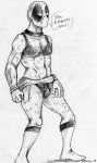  2009 crossdressing deadpool male male_only marvel marvel_comics monochrome tagme van_weasel wade_wilson 