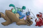  cum_shot disney foursome leroy leroy_&amp;_stitch lilo_and_stitch stitch yaarp yaoi 