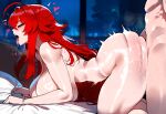 1boy1girl 1girl ai_generated curvy curvy_female curvy_figure doggy_position doggy_position high_school_dxd long_hair nude red_hair rias_gremory sex sex_from_behind