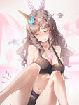 1girl 1girl absurd_res alluring bare_shoulders big_breasts bikini blush brown_bikini brown_hair clear_glass_(mildmild1311) cleavage closed_eyes fire_emblem fire_emblem_awakening food hair_ornament head_wings high_res ice_cream ice_cream_cone intelligent_systems long_hair milf navel nintendo stomach sumia_(fire_emblem) swimsuit tears twin_tails wing_hair_ornament wings