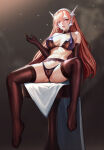 1girl 1girl abs alluring ass athletic_female big_breasts black_gloves black_thighhighs bra cameltoe cherche_(fire_emblem) choker cleavage clitoral_hood eyelashes female_abs fire_emblem fire_emblem_awakening fit_female garter_belt gloves gluteal_fold headdress high_res intelligent_systems lace lace-trimmed_panties lace_trim legs legs_apart lingerie lips lipstick long_hair looking_at_viewer maid_headdress makeup nintendo open_mouth panties pussy red_eyes red_hair rgate see-through_clothes sitting smile solo_focus spread_legs stockings stool teeth thick_thighs thighs toenails toes toned toned_stomach underwear upper_teeth_only very_long_hair