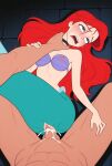 ai_generated ariel ariel_(the_little_mermaid) choking choking_during_sex choking_while_penetrating cum cum_in_pussy cum_inside disney disney_princess fucked_into_submission long_hair mermaid mermaid_girl monster_girl princess red_hair rough_sex sex sex the_little_mermaid
