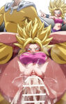 1boy 1boy1girl 1girl 1girl breasts caulifla crossover cum cum_in_pussy domination dragon_ball dragon_ball_super full_nelson one-punch_man pussy rom saitama strong super_saiyan tears vaginal_penetration