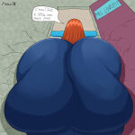 1girl anhur98 ass big_ass breasts destruction huge_ass kindergarten_(game) kindergarten_3 ms._lovelett teacher