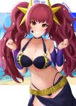 1girl 1girl alluring female_only fire_emblem fire_emblem_engage intelligent_systems looking_at_viewer nintendo ray_ryu ryuusaki_rei swimsuit yunaka_(fire_emblem)