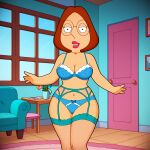 bra breasts family_guy meg_griffin panties stockings thighs