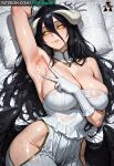 1girl 1girl 1girls ahoge ai_assisted ai_generated albedo_(overlord) arm_up armpit armpit_crease armpit_fetish armpit_spread armpits armpits_fetish big_breasts black_hair black_wings breasts breasts breasts chromatic_abberation clothes clothing cum cum_drip cum_on_armpit cum_on_armpits cum_on_body dress eyebrows eyelashes eyes eyeshadow feathered_wings feathers glowing_eyes happy high_res hip_vent hips hips_wider_than_shoulders hires horns long_hair low_wings makeup on_bed overlord_(maruyama) patreon patreon_username sexually_suggestive smile spreading_armpit stable_diffusion succubus succubus_horns tagme thaisalon thick_thighs thighs tight_clothes tight_clothing tight_fit v watermark white_dress white_horn white_horns wings yellow_eyes