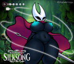 breasts edit edited handermyu hollow_knight hollow_knight:_silksong hornet hornet_(hollow_knight) knight mask original_character pussy tagme team_cherry vaginal