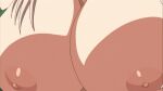 alleyne alleyne_(queen's_blade) anime arms_(company) big_breasts bouncing_breasts breast_focus breasts breasts_focus close-up exercise gif gif high_res interpolated nipples push-ups queen's_blade screencap topless workout