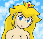 1girl female mario_(series) nintendo nude princess_peach solo super_mario_bros. tagme terdburgler