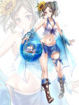 1girl absurd_res alluring alternate_costume artist_name artist_signature ball_(object) beachball bikini blank_background blue_skirt blush brown_hair clear_glass_(mildmild1311) cleavage cynthia_(fire_emblem) female_only fire_emblem fire_emblem_awakening flower flower_in_hair grey_eyes grey_hair groin hair_flower hair_ornament high_res holding holding_ball holding_beachball intelligent_systems medium_breasts navel nintendo purple_eyes removing_clothing sandals short_hair signature silf skirt slim_waist small_breasts smile sunflower swimsuit thigh_strap towel twin_tails two-tone_bikini white_background white_bikini white_swimsuit wide_hips zoom_layer