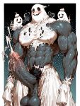 ai_art ai_generated anal anal_penetration anal_sex anus ass bara big_ass big_balls big_muscles big_penis gay_domination gay_male muscle muscular muscular_male yaoi yaoi