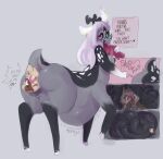 anal_vore belly_bulge centaur centauress digestion dominant_female female_pred female_prey forced girlswirler helpless internal_view powerless trapped_in_ass vore