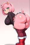 ai_generated amy_rose mobian_(species) mobian_hedgehog rose_hair tagme