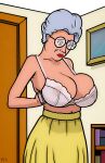 bra dress glasses huge_breasts king_of_the_hill tilly_hill