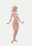 1girl 2025 ai ai_generated blonde_hair breasts disney dutch_cap feet jab katrina_van_tassel lips lipstick navel nude nude_female pussy the_adventures_of_ichabod_and_mr._toad toes white_background