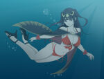 1girl bubbles darkbunny666 female fire_emblem human nintendo sea solo tharja_(fire_emblem) underwater